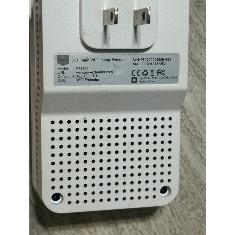 Macard RE1200 Dual‎ Band WiFi Range Extender Booster 1200Mbps - Picture 3 of 3